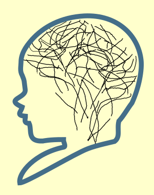 Boy's head ,pruned neurons Boy's head pruned neurons