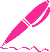 2-Fig3a-Pen A pen writing a line, which is the icon for define.